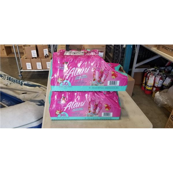 2 CASES OF ALANI NU STRAWBERRY SHORTCAKE PROTEIN DRINKS, EXP SEP / 2026