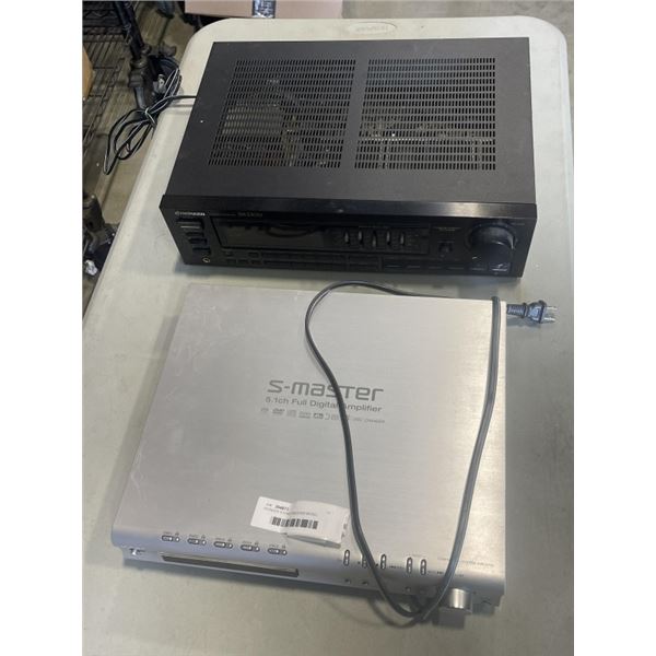 PIONEER STEREO RECEIVER MODEL  SX-2300 AND S_MASTER 5.1 INCH FULL DIGITAL AMPLIFIER