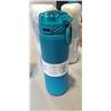 Image 2 : 4 NEW ELLO COOPER 22OZ STAINOLESS STEEL WATER BOTTLE WITH STRAW AND CARRY HANDLE, DOUBLE WALLED VACU