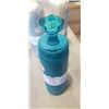 Image 3 : 4 NEW ELLO COOPER 22OZ STAINOLESS STEEL WATER BOTTLE WITH STRAW AND CARRY HANDLE, DOUBLE WALLED VACU