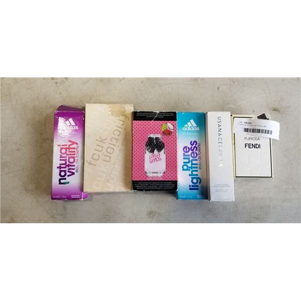 6 NEW BOTTLES OF PERFUME
