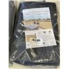 Image 2 : 2 NEW BALCONY PRIVACY SCREEN SETS, 3.3 X 19.5 FT EACH CHARCOAL AND BLACK
