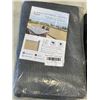 Image 3 : 2 NEW BALCONY PRIVACY SCREEN SETS, 3.3 X 19.5 FT EACH CHARCOAL AND BLACK