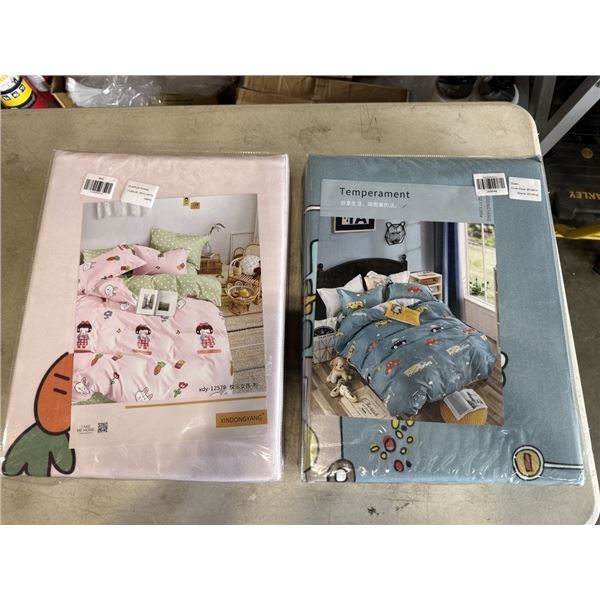 2 NEW KIDS QUEENSIZE DUVET COVER SETS