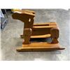 Image 1 : WOODEN ROCKING HORSE