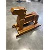 Image 2 : WOODEN ROCKING HORSE