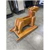 Image 3 : WOODEN ROCKING HORSE
