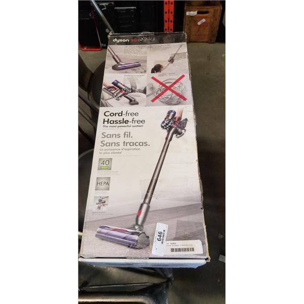 DYSON V8 ANIMAL CORDLESS STICK VACUUM - NICKEL - TESTED WORKING - RETAIL $549