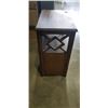 Image 3 : ANTIQUE WALNUT TELEPHONE TABLE / BOOK SHELF