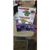 Image 1 : 2 NEW NACHOSAURUSCHIP N DIP SETS AND 2 NEW CAT PIGGY BANKS