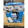 Image 2 : HAMILTON BEACH COMPACT 1L GLASS ELECTRIC KETTLE - TESTED WORKING