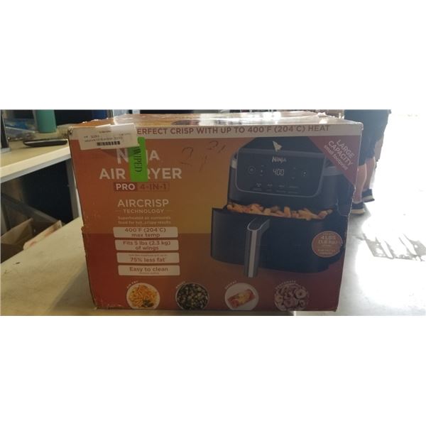 NINJA 4-IN-1 5QT PRO AIR FRYER - TESTED WORKING, RETAIL $179