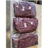 Image 1 : 3 NEW BURGUNDY  LIGHT WEIGHT SCHOOL BACK PACKS