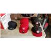 Image 1 : NEW APPROX 16 VANCOUVER CANADIANS BALL CAPS NEW ERA MODEL 5950 ASSORTED SIZE, RED AND BLACK RETAIL $