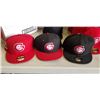 Image 2 : NEW APPROX 16 VANCOUVER CANADIANS BALL CAPS NEW ERA MODEL 5950 ASSORTED SIZE, RED AND BLACK RETAIL $