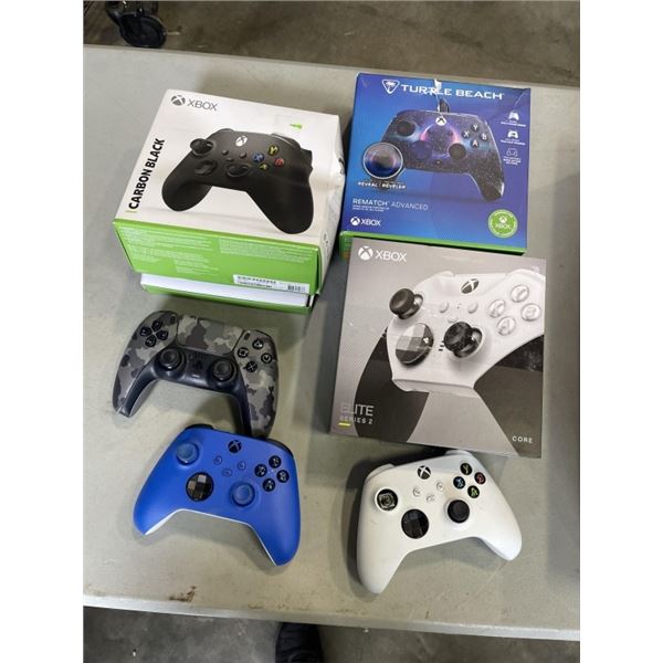 ASSORTED XBOX GAME CONTROLLERS, STORE RETURN DEFECTIVES