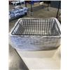 Image 2 : NEW BOX OF 4 WIRE STORAGE BASKETS