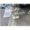 Image 3 : SQUARE GLASS TOP COFFEE TABLE