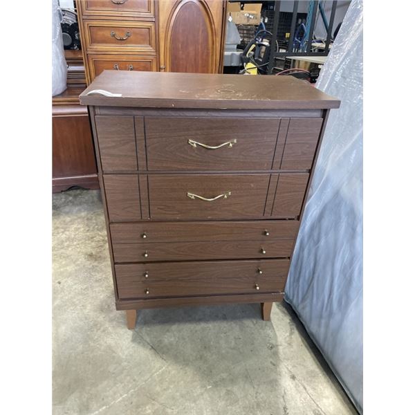 VINTAGE 4 DRAWER DRESSER, MADE IN CANADA