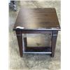 Image 1 : IKEA PINE SQAURE SIDE TABLE