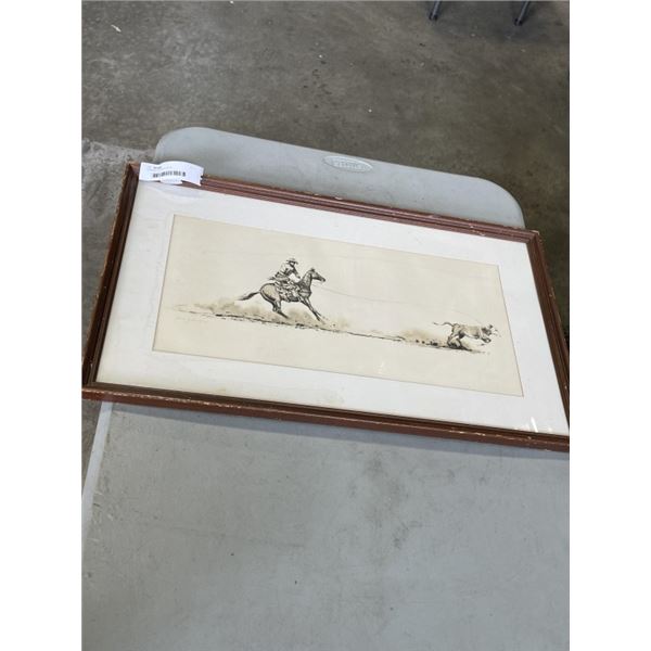 VINTAGE COWBOY PRINT