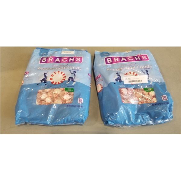 8LBS OF BRACHS STAR BRITES PEPPERMINT CANDYS