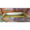 Image 5 : 5 DRAWER SOLID WOOD HIGHBOY DRESSER AND NIGHTSTAND