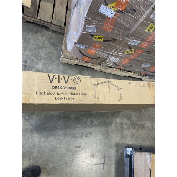 NEW VIVO BLACK MULTI MOTOR ELECTRIC CORNER DESK FRAME