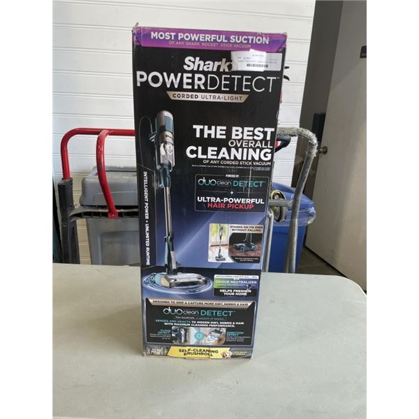 SHARK POWER DETECT CORDED STICK VACUUM - TESTED WORKING, RETAIL $379