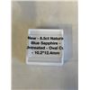 Image 2 : NEW 8.5CT NATURAL BLUE SAPPHIRE, UNTREATED OVAL CUT