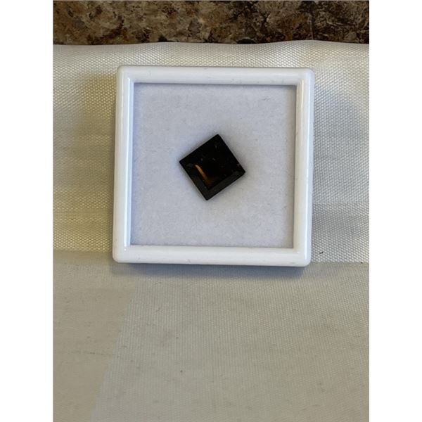 NEW 4.8CT NATURAL SMOKEY QUARTZ, UNTREATED PRINCESS CUT
