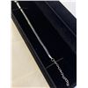 Image 2 : NEW PLATINUM PLATED 4.0MM SERPENTINE BRACELET, ADJUSTABLE 6.5-8" LONG