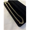 Image 2 : NEW 14 GOLD PLATED 7.5MM CUBAN LINK NECKLACE 18" LONG