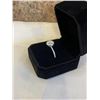 Image 3 : NEW S925 1.0CT MOISSANITE STONE LADIES HALO RING, SIZE 7, MOUNTED IN 925 STERLING SILVER W/ WHITE GO