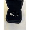 Image 5 : NEW S925 1.0CT MOISSANITE STONE LADIES HALO RING, SIZE 7, MOUNTED IN 925 STERLING SILVER W/ WHITE GO