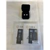 Image 1 : NEW PLATINUM PLATED 2.0CT EACH MOISSANITE STONE STUD EARRINGS, D-VVS1, GRA REPORT (TESTS POSITIVE W/