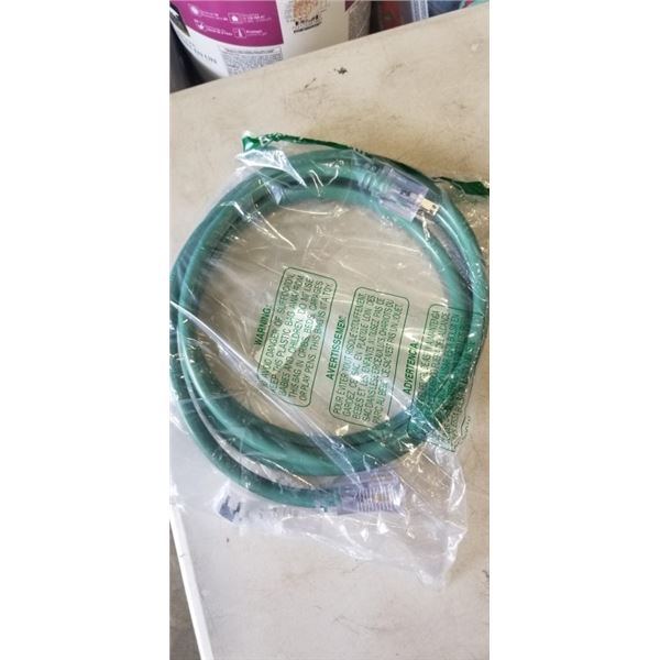 AS NEW GREEN 10 FT LIFE SUPPLY LIGHTED INDOOR OUTDOOR HEAVY DUTY EXTENSION CORD, 10AWG