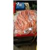 Image 1 : AS NEW ORANGE 200FT LIFE SUPPLY LIGHTED INDOOR OUTDOOR HEAVY DUTY EXTENSION CORD, 16AWG