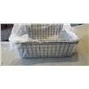 Image 2 : NEW BOX OF 4 WIRE STORAGE BASKETS