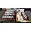 Image 1 : TRAY OF NEW PORCELAIN FLOWER VASE SETS AND PACIFIC COAST INDIAN ART SERIES POSTERS