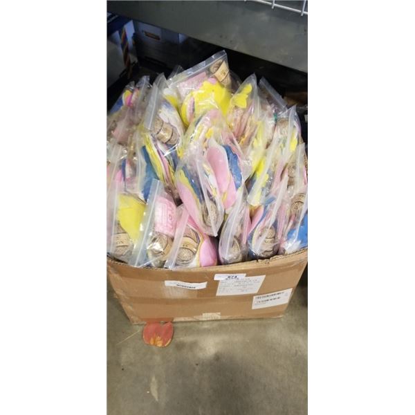 LARGE BOX OF NEW EASTER CRAFT KITS AND SILICONE BAKING MOLDS