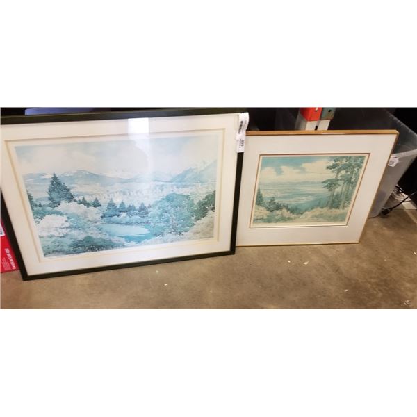 2 EDWARD GOODALL VANCOUVER BC WATER COLORS SIGNED
