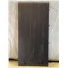 Image 5 : BLACK DINING TBALE WITH GLASS INSERTS AND 4 DINING CHAIRS