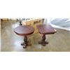 Image 1 : PAIR OF SOLID WOOD ENDTABLES