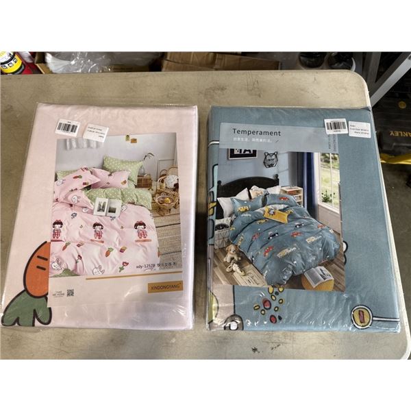 2 NEW KIDS QUEENSIZE DUVET COVER SETS