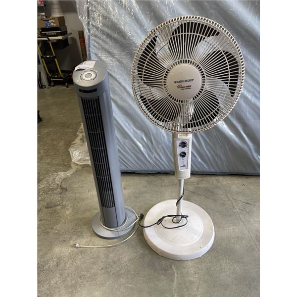 2 FLOOR FANS