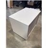 Image 4 : WHITE MODERN 3 DRAWER DRESSER