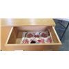 Image 2 : TEAK VENEER 2 DOOR STORAGE CABINET