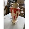 Image 7 : PAIR OF ANTIQUE COLORED GLASS TABLE LAMPS