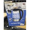 Image 2 : HAMILTON BEACH 1.7L GLASS ELECTRIC KETTLE - TESTED WORKING